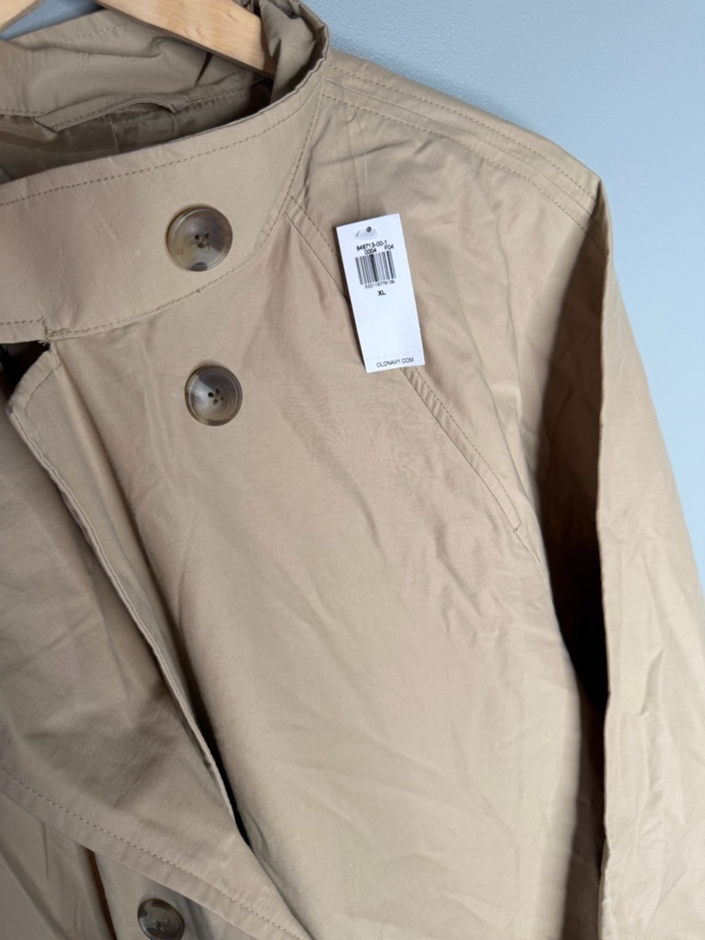 NWT Old Navy Double Breasted Trench - Picture 8 of 11